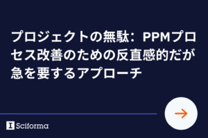 プロジェクトの無駄：PPMプロセス改善のための反直感的だが急を要するアプローチ